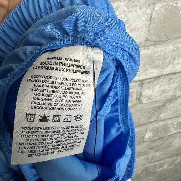 Nike Women's Dri-FIT Mid-Rise Brief-Lined Running Shorts NWT Size XS (Blue) - Picture 14 of 16